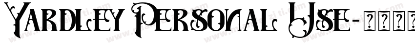 Yardley Personal Use字体转换